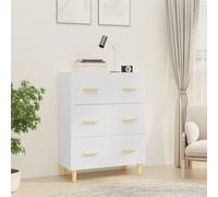 vidaXL Sideboard White 70x34x90 cm Engineered Wood