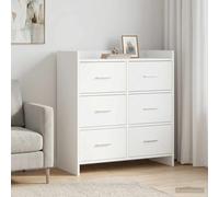 VidaXL Sideboard White 75 X 33 X 80 Cm Engineered Wood