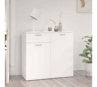 Vidaxl Sideboard White 80X36X75 Cm Engineered Wood