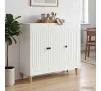VidaXL Sideboard White 89 X 34.5 X 80 Cm Engineered Wood