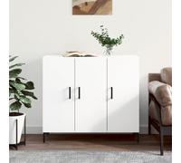 (white) vidaXL Sideboard Storage Cabinet Cupboard Side Cabinet White Engineered Wood