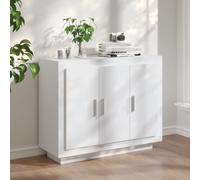 vidaXL Sideboard White 92x35x75 cm Engineered Wood