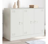 vidaXL Sideboard White 99x39x73 cm Steel