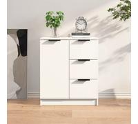 vidaXL Sideboard White Engineered Wood, White