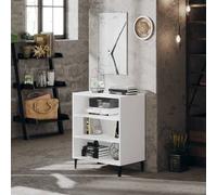 vidaXL Sideboard White Engineered Wood Furniture Storage Cabinet Side Cabinet