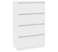 Vidaxl Sideboard White 60X35X98.5 Cm Engineered Wood