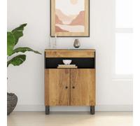 Vidaxl Sideboard With 2 Doors 60X33X75 Cm Solid Wood Mango