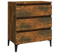 Vidaxl Sideboard Smoked Oak 60X35X69 Cm Engineered Wood, Brown