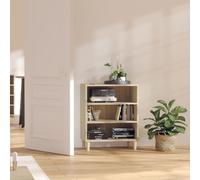 vidaXL Sideboard Sonoma Oak 57x35x70 cm Engineered Wood