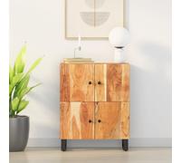 Vidaxl Sideboard With 4 Doors 60X33X75 Cm Solid Wood Acacia