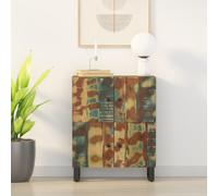 vidaXL Sideboard with 4 Doors 60x33x75 cm Solid Wood Reclaimed