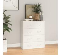 Sideboard with 4 Drawer Buffet Chest of Drawers Console Table Storage Cabinet