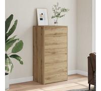 vidaXL Sideboard with 6 Drawers Artisan Oak 50x34x96 cm Engineered Wood