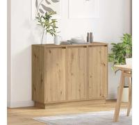 vidaXL Sideboard with Door Artisan Oak 90 x 32 x 75 cm Engineered wood