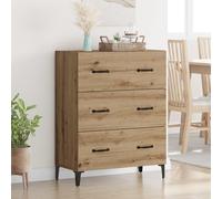 vidaXL Sideboard with Drawer Artisan Oak 69.5 x 34 x 90 cm