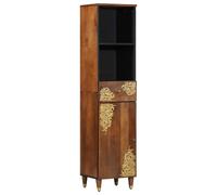 vidaXL Sideboard with Drawer Brown 38 x 33.5 x 160 cm Solid Mango wood