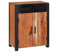 vidaXL Sideboard with Drawer Brown 55 x 30 x 75 cm Solid Acacia Wood, Modern Aca