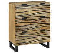 Sideboard with Drawer Solid Mango wood Furniture Storage Cabinet Rustic vidaXL