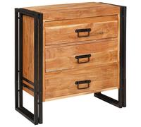 vidaXL Sideboard with Drawer Brown 66 x 33 x 70 cm Solid acacia wood