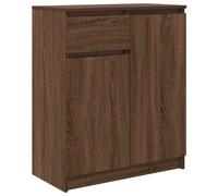 vidaXL Sideboard with Drawer Brown Oak 71x35x84 cm Engineered Wood