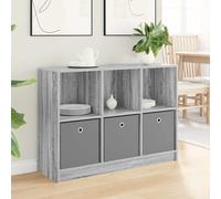 vidaXL Sideboard with Drawer Grey Sonoma 102 x 32 x 73.5 cm