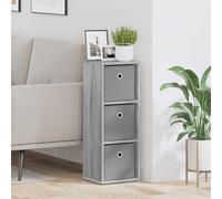 vidaXL Sideboard with Drawer Grey Sonoma 25.5 x 22 x 69.5 cm