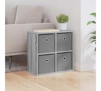 vidaXL Sideboard with Drawer Grey Sonoma 49.5 x 22 x 47 cm