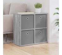 vidaXL Sideboard with Drawer Grey Sonoma 59.5 x 27 x 57 cm