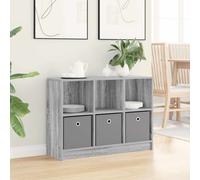 vidaXL Sideboard with Drawer Grey Sonoma 88.5 x 27.5 x 63.5 cm
