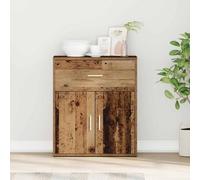 Sideboard Living Room Wood Cupboard Storage Unit with 1 Drawer 2 Doors Cabinet