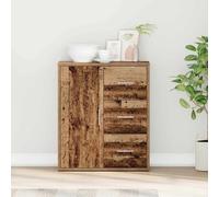 vidaXL Sideboard with Drawer Old wood 60 x 31 x 70 cm Engineered wood