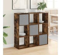 vidaXL Sideboard with Drawer Smoked Oak 102 x 31 x 99.5 cm