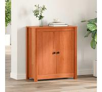 vidaXL Sideboard with Drawer Wax Brown 70 x 35 x 80 cm Solid Pine Wood