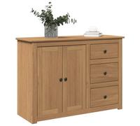 vidaXL Sideboard with Drawers Side Cabinet Cupboard Highboard Solid Wood Pine