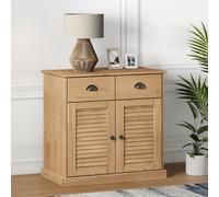 vidaXL Sideboard with Drawers VIGO 78x40x75 cm Solid Wood Pine