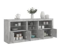 Sideboard With Led Lights 162X37X67 Cm