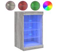 Vidaxl Sideboard With Led Lights Grey Sonoma 41X37X67 Cm