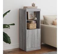 Vidaxl Sideboard With Led Lights Grey Sonoma 41X37X100 Cm