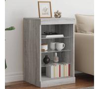 Vidaxl Sideboard With Led Lights Grey Sonoma 41X37X67 Cm