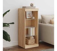 vidaXL Sideboard with LED Lights Sonoma Oak 41x37x100 cm UK