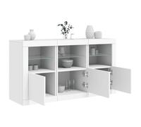 Sideboard with LED Lights Home Cupboard Side Cabinet Storage Highboard vidaXL