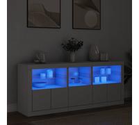 Sideboard with LED Lights Home Cupboard Storage Side Cabinet Highboard vidaXL