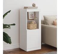 vidaXL Sideboard with LED Lights White 41x37x100 cm