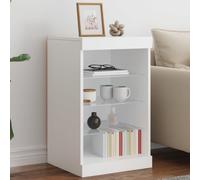Vidaxl Sideboard With Led Lights White 41X37X67 Cm