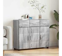 vidaXL Sideboard with Shelf FLORIN Grey Sonoma 88.5 x 30.5 x 73 cm