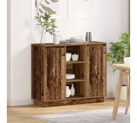vidaXL Sideboard with Shelf Old Wood 90 x 32 x 75 cm Engineered wood