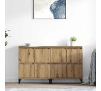 vidaXL Sideboards 2 pcs Artisan Oak 60 x 35 x 70 cm Engineered Wood