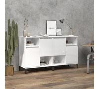 vidaXL Sideboards 2 pcs High Gloss White 60x35x70 cm Engineered Wood, White