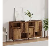 vidaXL Sideboards 2 pcs Old wood 120 x 35 x 70 cm Engineered wood