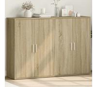 vidaXL Sideboards 2 pcs Sonoma Oak 60x31x84 cm Engineered Wood